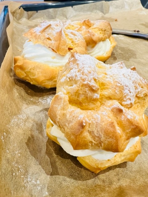 Windbeutel mit Käse- Sahne und Mandarinen aus Hallo Hessen
